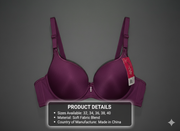 Women’s Soft Bra – Comfortable Everyday Wear | Sizes 32–40, Multi-Color