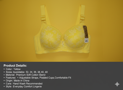 Fashion Meets Comfort – Women’s Soft Bra Collection | Premium Quality